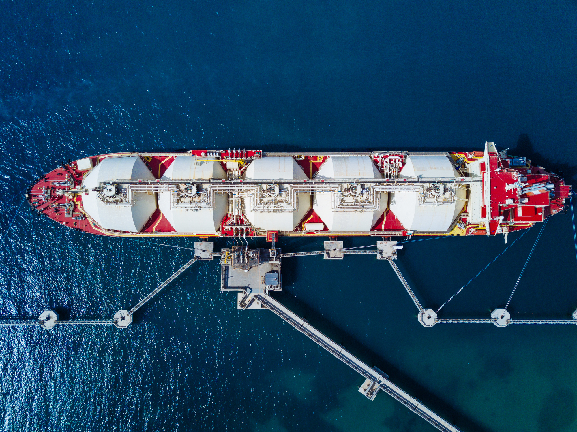 Oil industry and oil rig supply ship